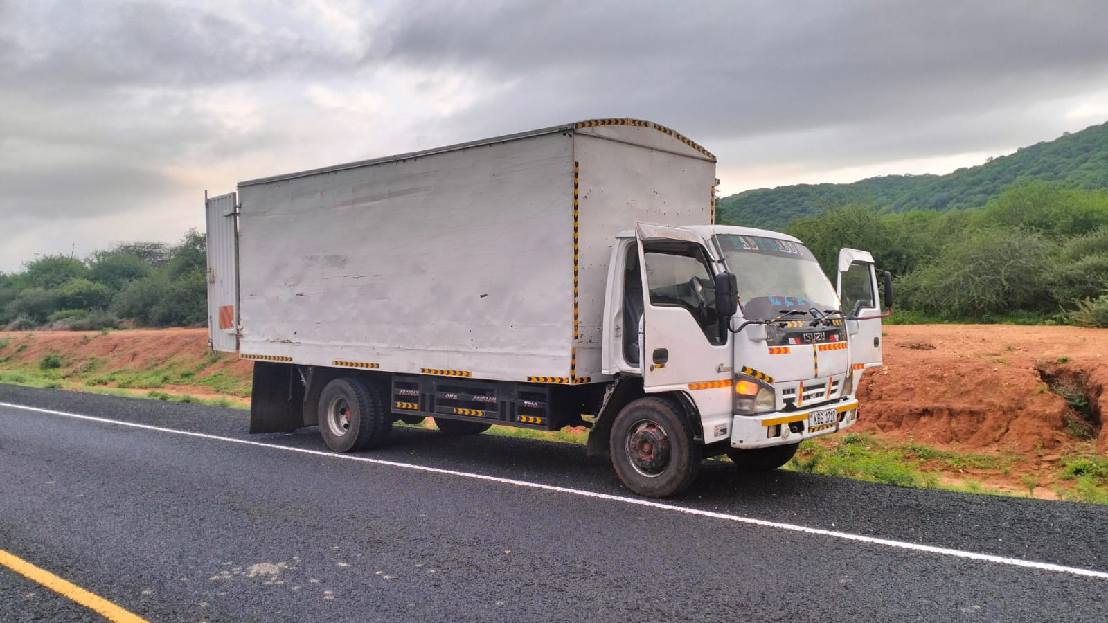 Kwikshift Movers truck support for a long distance move in Kenya