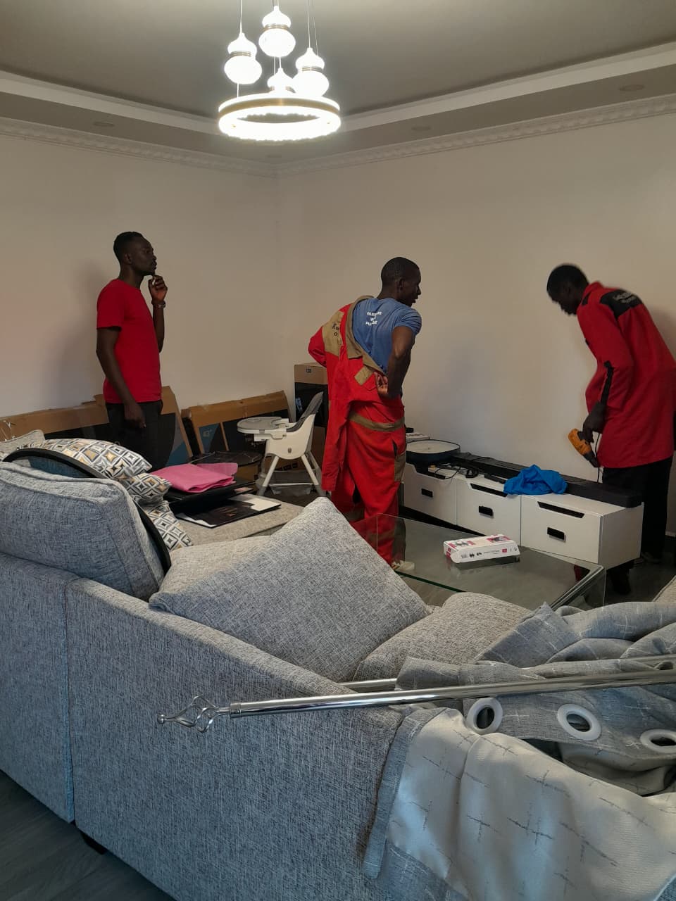 Kwikshift Movers loading household items for a home relocation